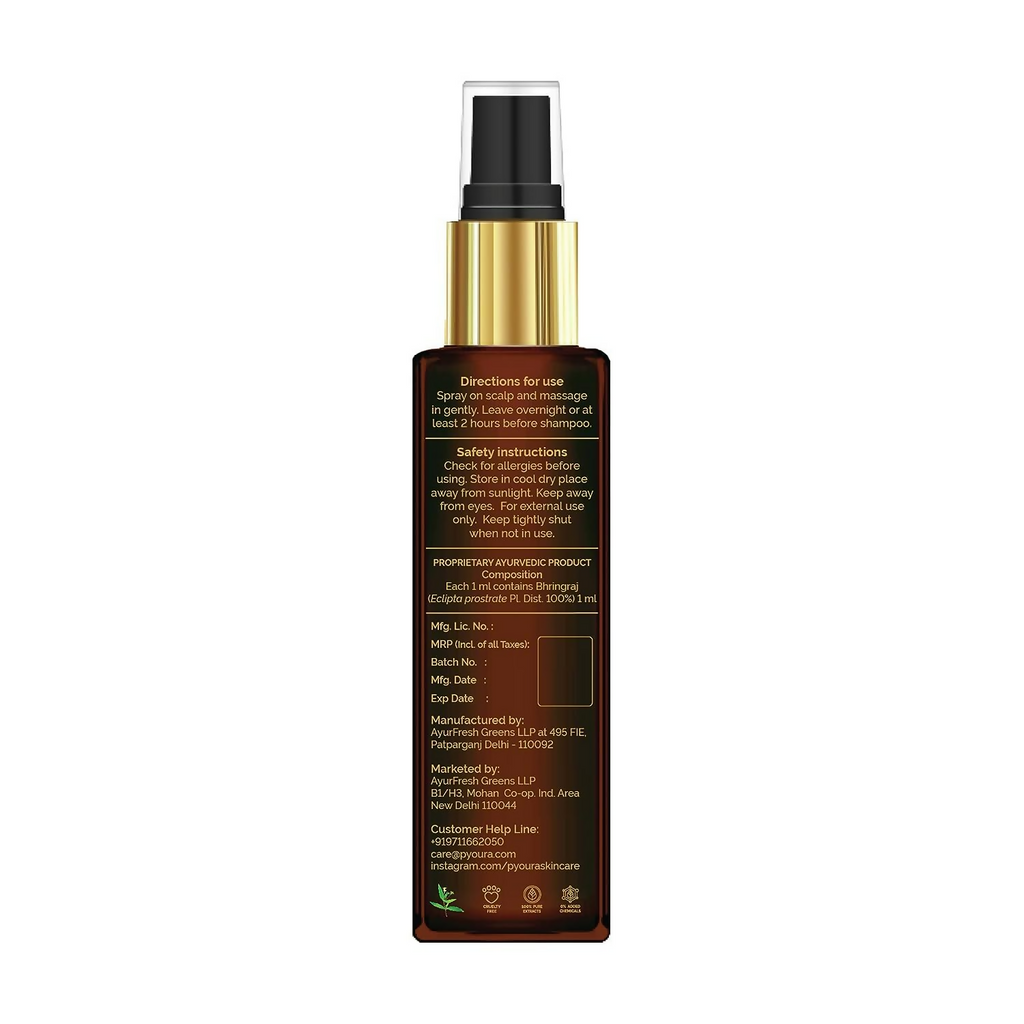Pyoura Bhringraj Non-Oily Hair Spray Serum Mist | Grocsy