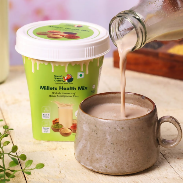 Sweet Karam Coffee Millets Health Milk Mix (Kanji Maavu) | Grocsy