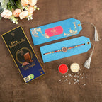 Meenakari Work Rakhi & Bournville Chocolate | Grocsy