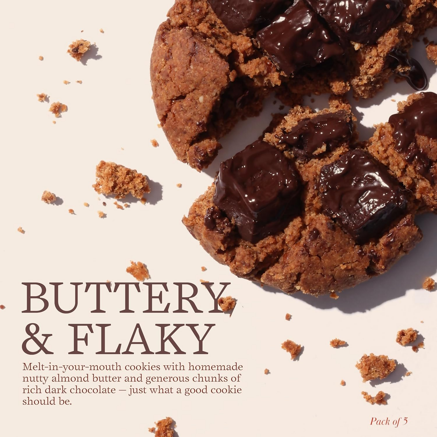 The Cinnamon Kitchen Almond Flour & Cacao Cookies | Grocsy