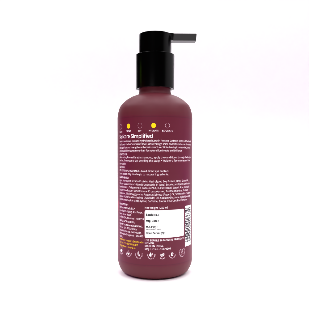 Rivona Naturals Keratin Therapy Conditioner | Grocsy