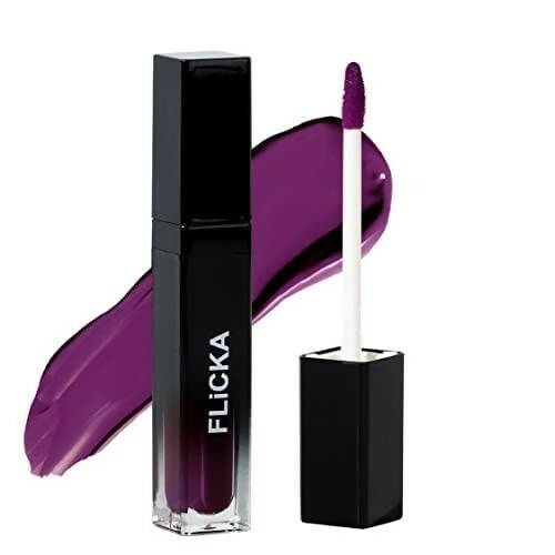 FLiCKA Set and Attack Liquid Matte Lipstick 13 Hot Ticket - Purple | Grocsy