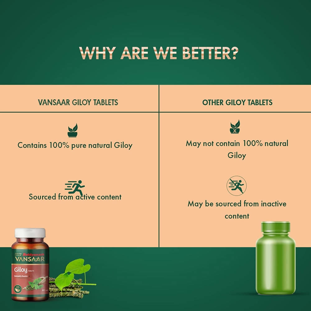 Baidyanath Vansaar Giloy Tablets | Grocsy