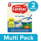 Nestle Cerelac Baby Cereal with Milk - Rice Vegetables, From 8 to 12 Months | Grocsy