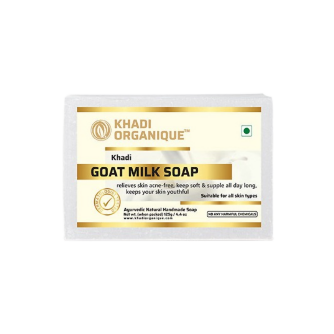 Khadi Organique Goat Milk Soap | Grocsy