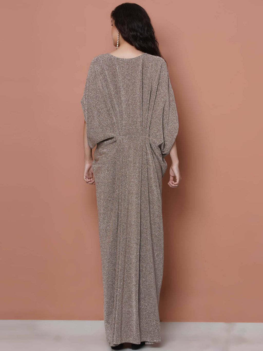 Women Republic Hand Embellished Golden Gown | Grocsy