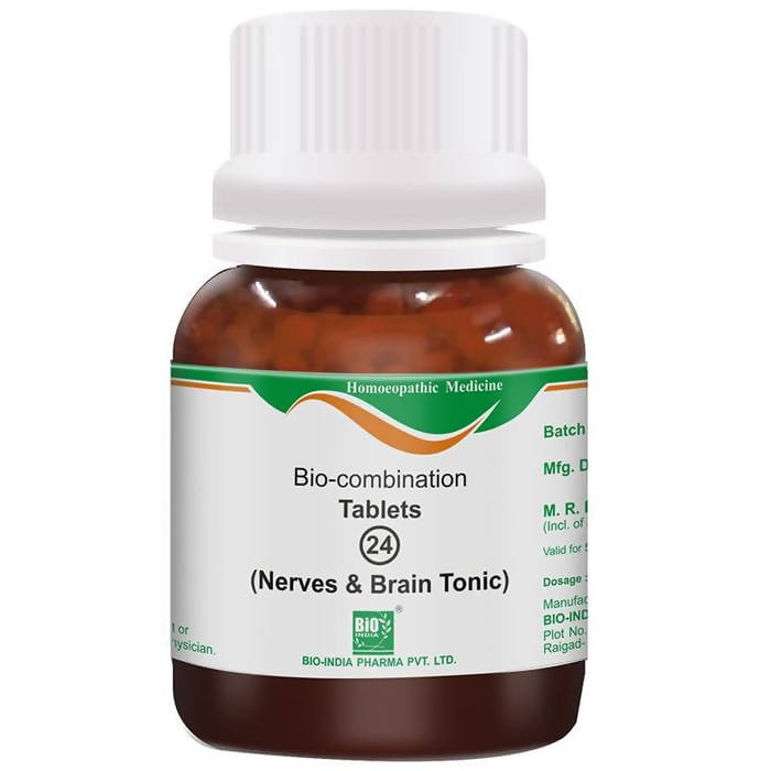 Bio India Homeopathy Bio-combination 24 Tablets | Grocsy