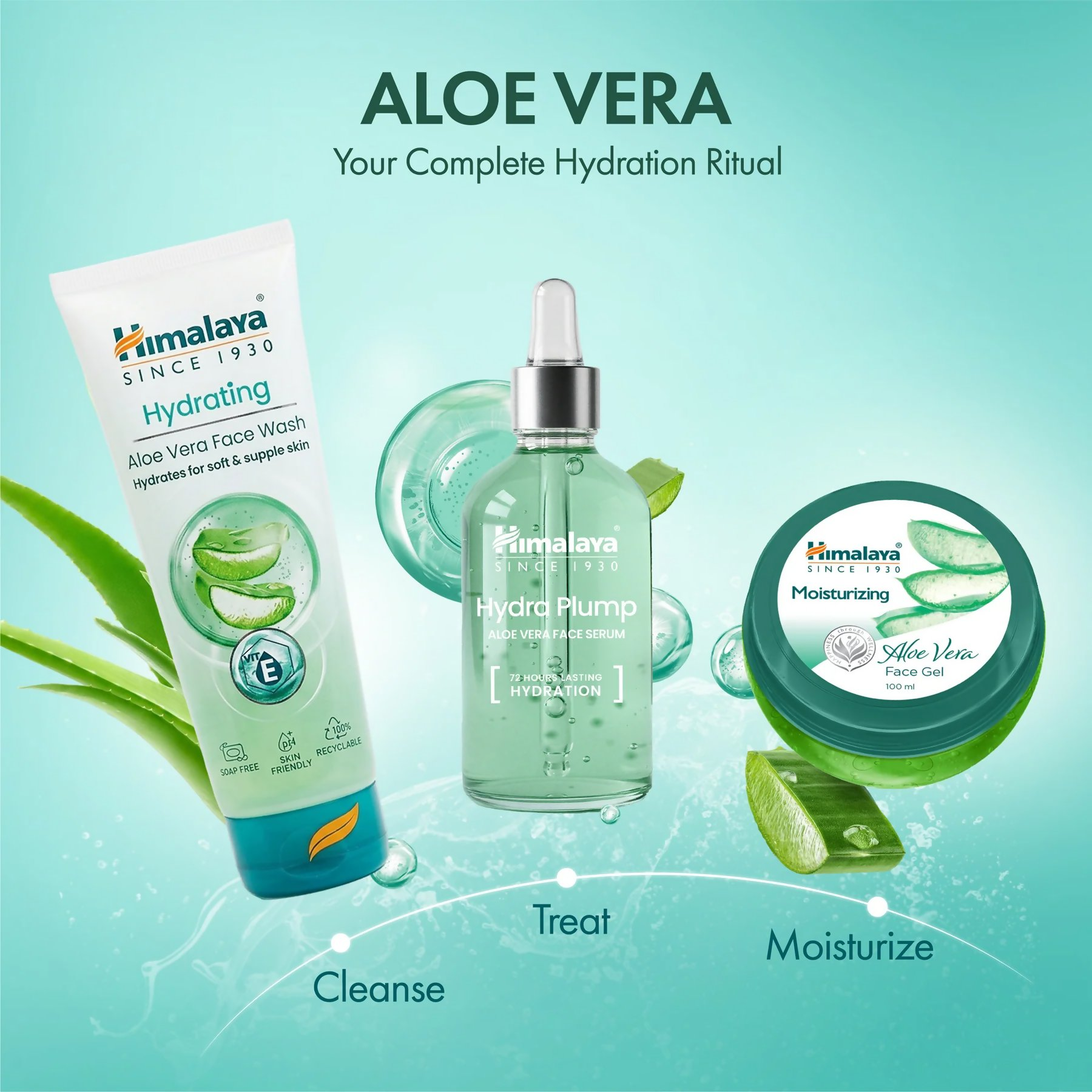 Himalaya Herbals Hydra Plump Aloe Face Serum | Grocsy