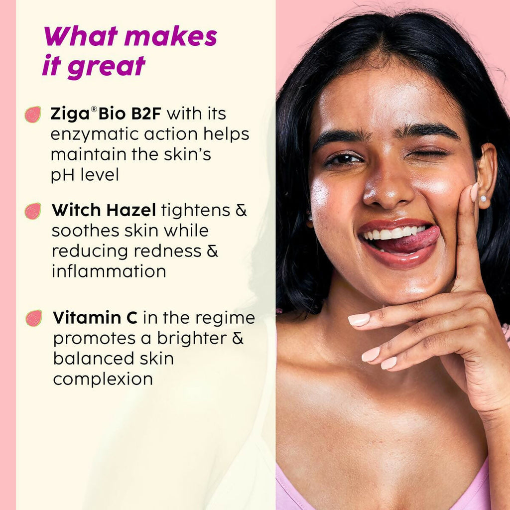 PLIX The Plant Fix Glow bright with Vitamin C Cleanser & 2-in-1 Toner Serum | Grocsy