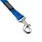 Waggety Dog Leash - Durable Blue Polyester, Length - 5Ft, Comfortable Grip, Stylish Pet Leash for Dogs | Grocsy