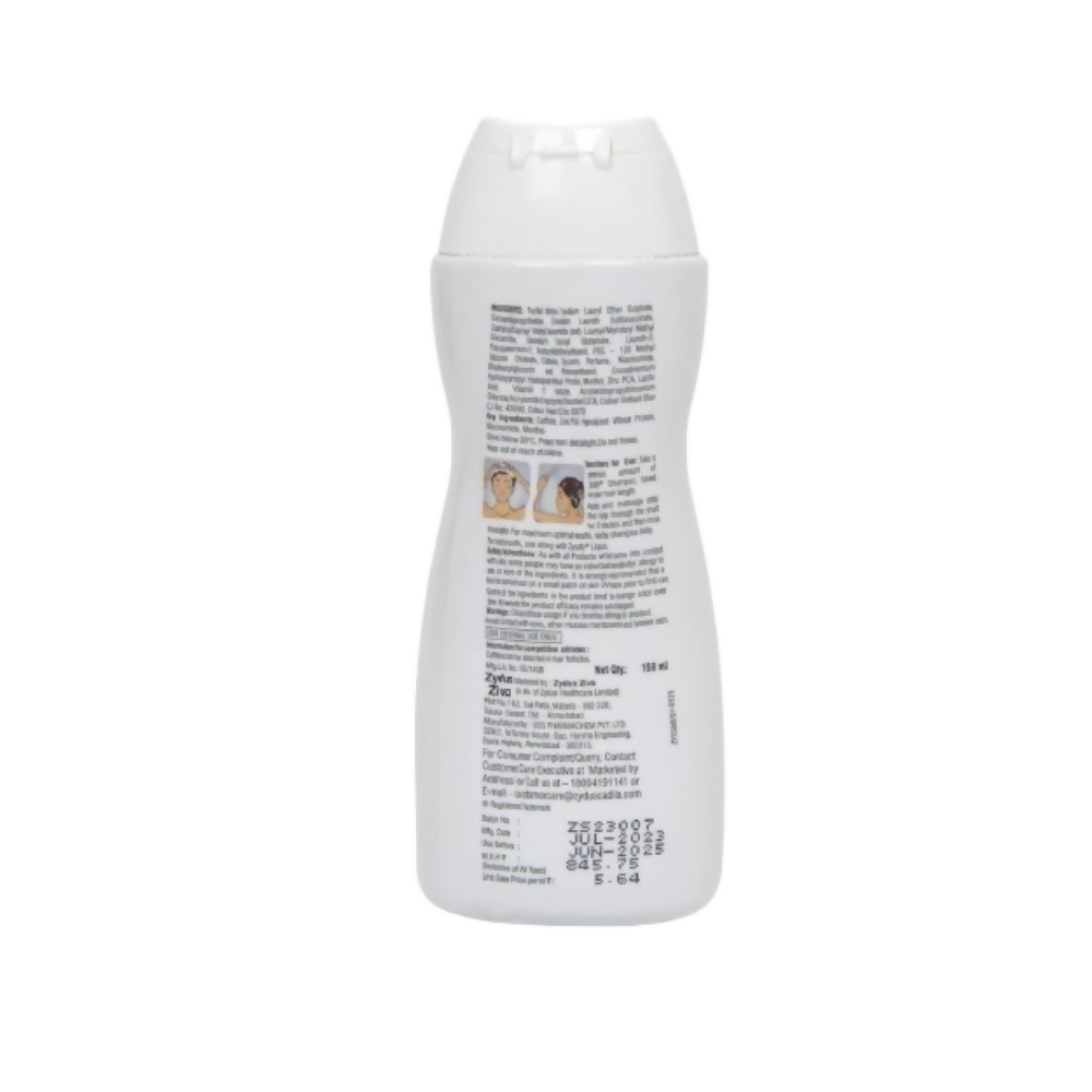 Zycafy Anti Hair Fall Shampoo with Caffeine Zinc Wheat Protein & Vitamin E | Grocsy