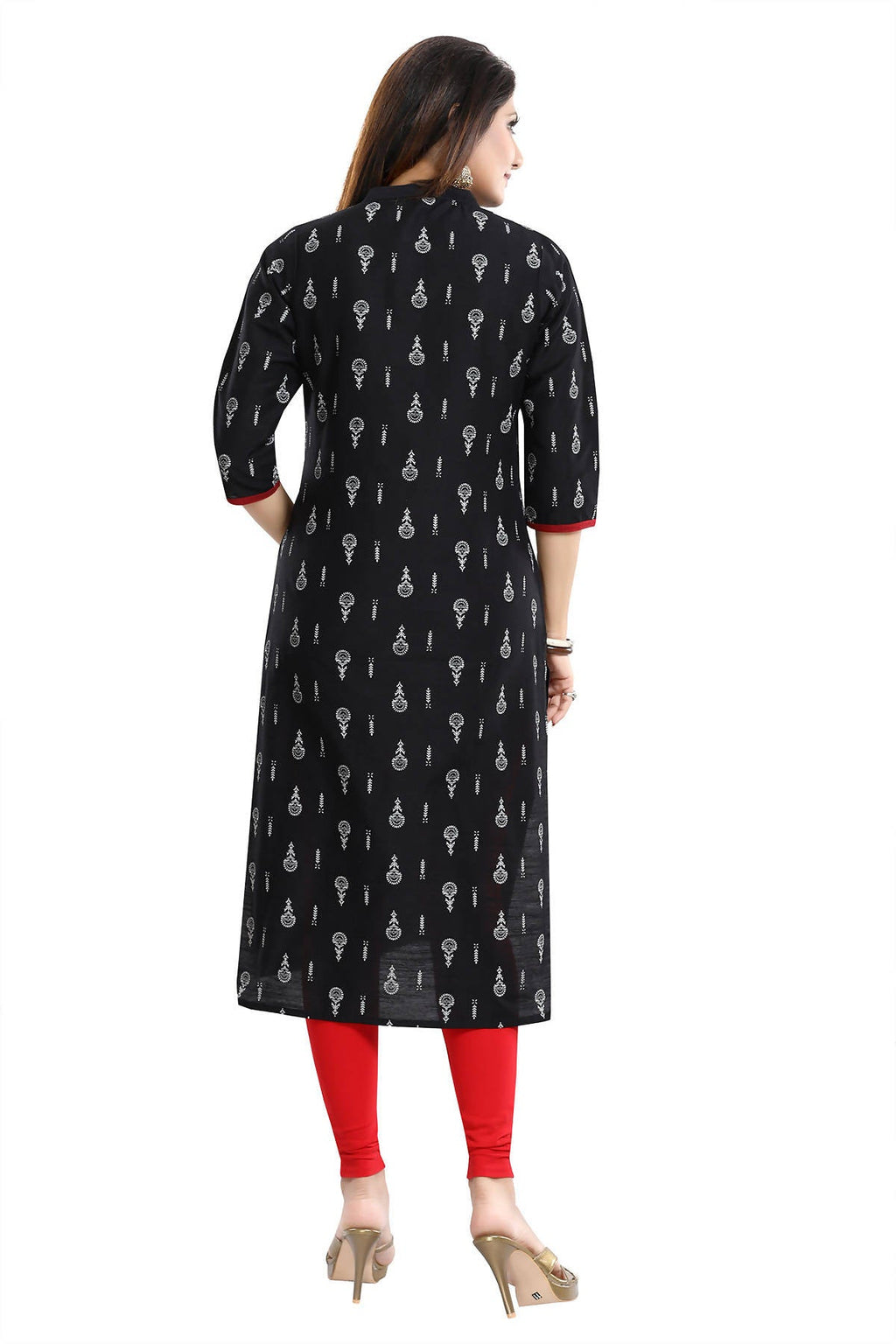 Snehal Creations Designer Long Raw Silk Embroidery Kurti | Grocsy