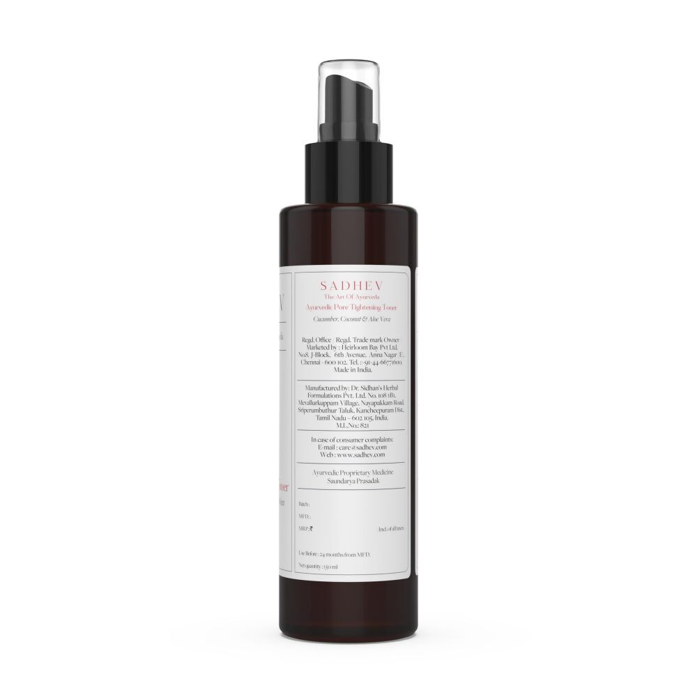 Sadhev Ayurvedic Pore Tightening Toner | Grocsy