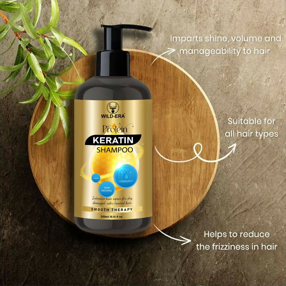 Wildera Keratin Smooth Shampoo with Keratin and Argan Oil | Grocsy