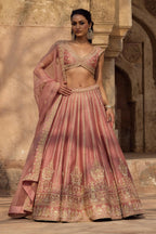 Lehenga Mart Designer Indian Wedding Lehenga Choli-Light Pink | Grocsy