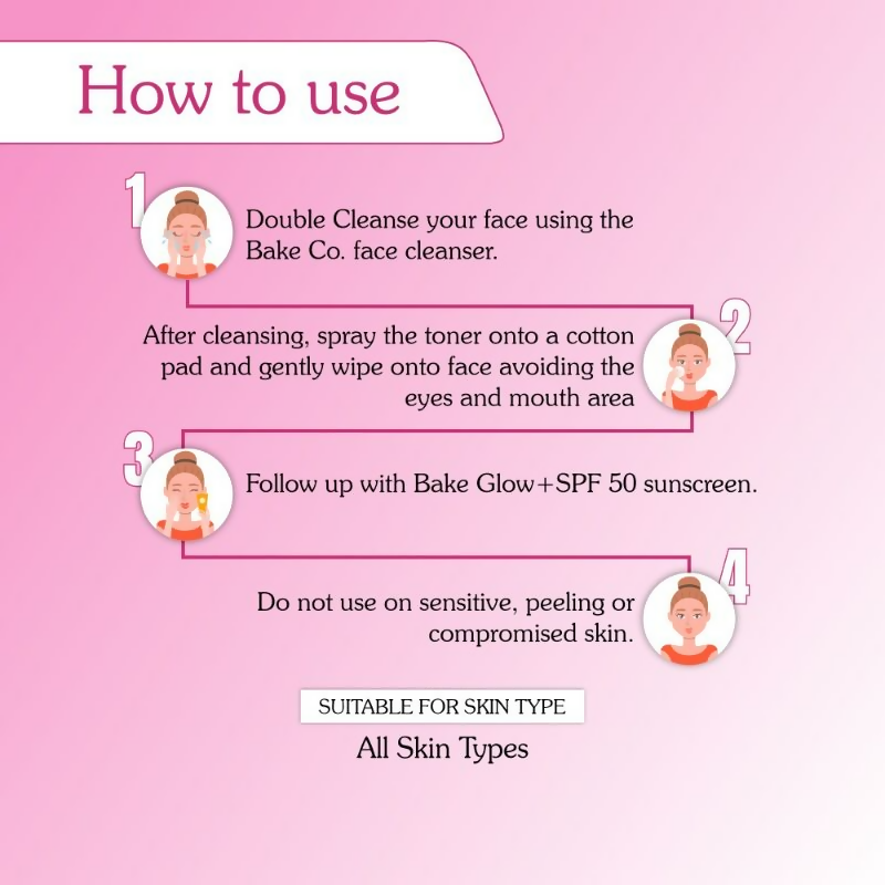 Bake 5% Niacinamide Toning Solution | Grocsy