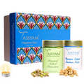 Tassyam Organics Dry Fruit Set - Salted Cashew and Pistachios | Grocsy