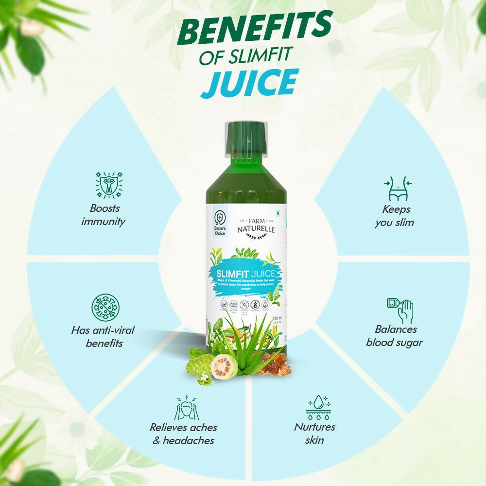 Farm Naturelle Slimfit Juice - Boosts Metabolism and Supports Weight Loss | Grocsy