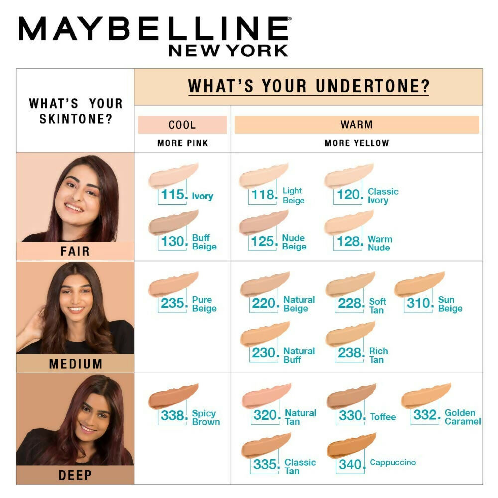 Maybelline New York Fit Me Matte + Poreless Liquid Foundation Normal to Oily Skin - 220 Natural Beige | Grocsy
