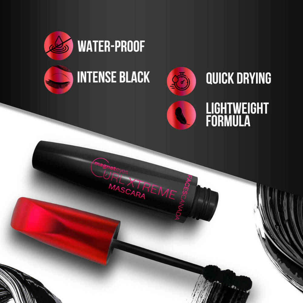 Faces Canada Magneteyes Curl Xtreme Mascara - Black | Grocsy