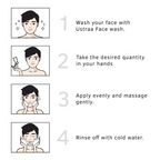 Ustraa Activated Charcoal Face Scrub For Men | Grocsy