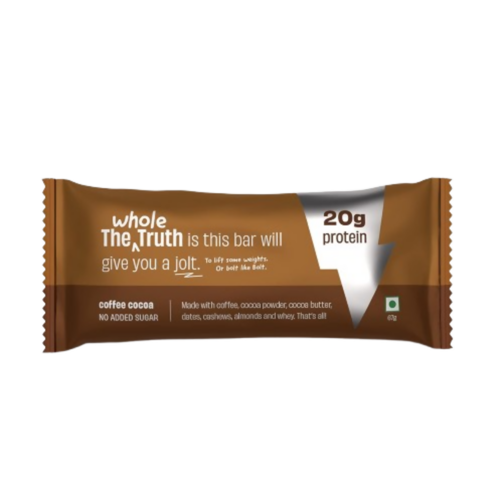 The Whole Truth High Protein Coffee Cocoa Protein Bar | Grocsy
