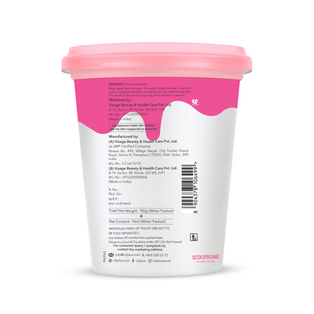Professional O3+ Pedilogix Scoop Bomb Pedicure Gel | Grocsy