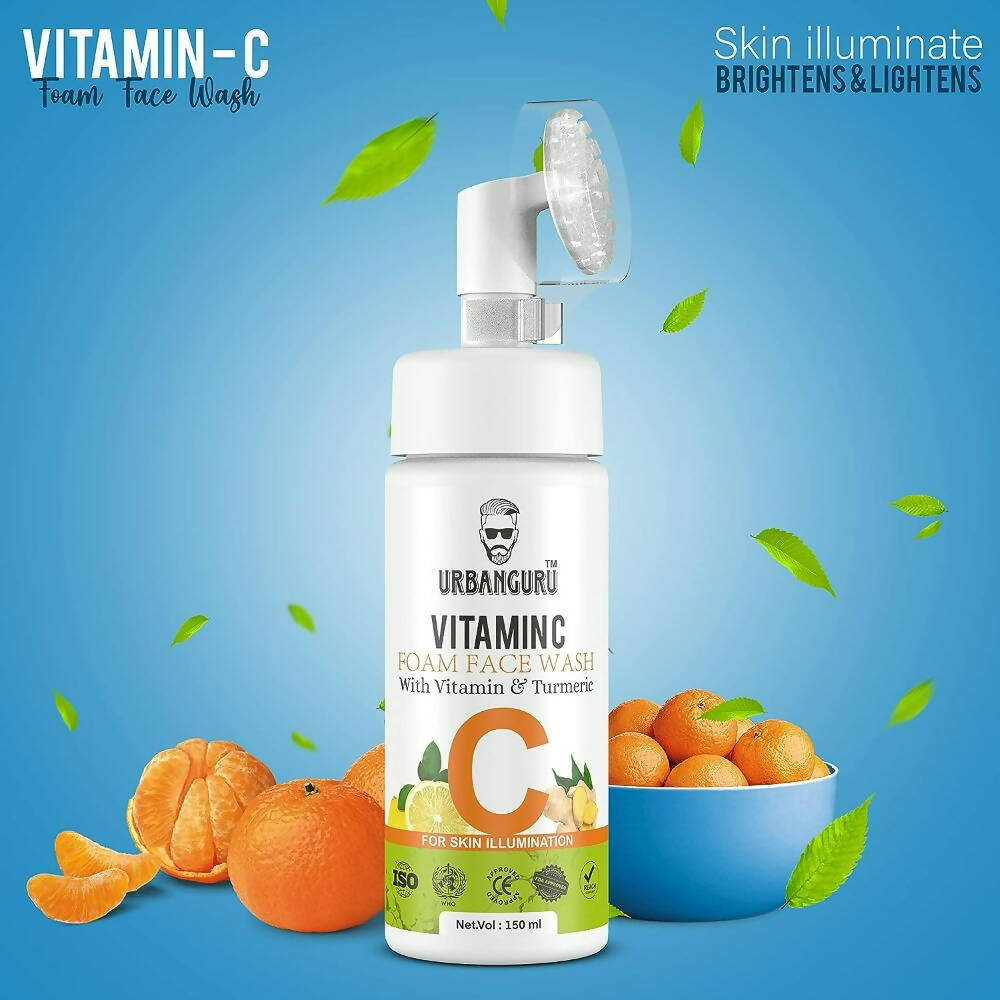 Urbanguru Men's Vitamin C Face Wash | Grocsy