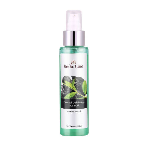 Vedic Line Active Charcoal Disinfecting Face Wash | Grocsy