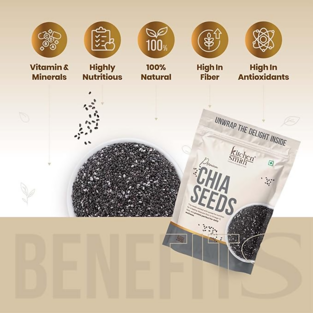 Kitchen Smith Premium Chia Seeds | Grocsy