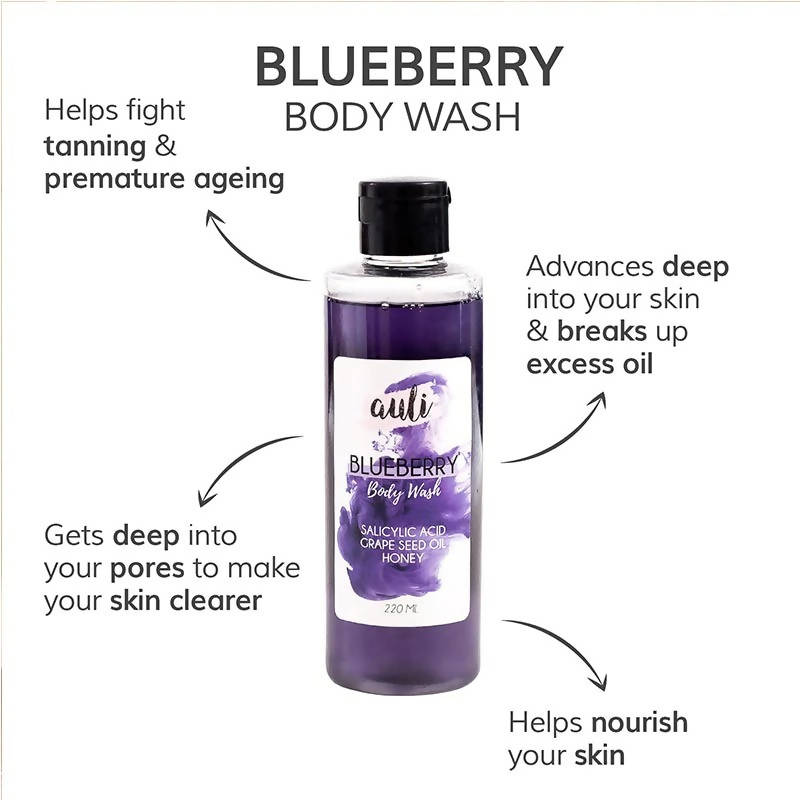Auli Blueberry Body Wash | Grocsy