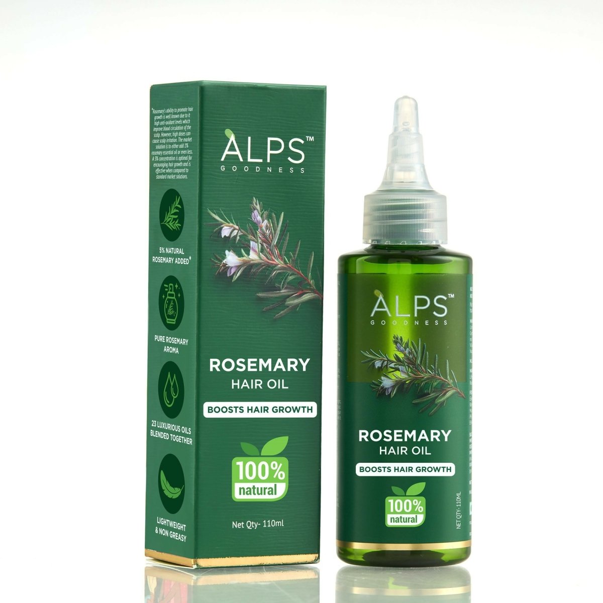 Alps Goodness Rosemary Hair Oil For Hair Growth | Grocsy