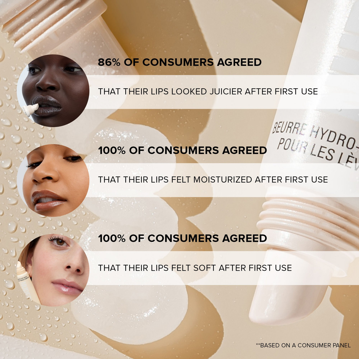 Nudestix Hydra-Peptide Lip Butter - Dolce Nude | Grocsy