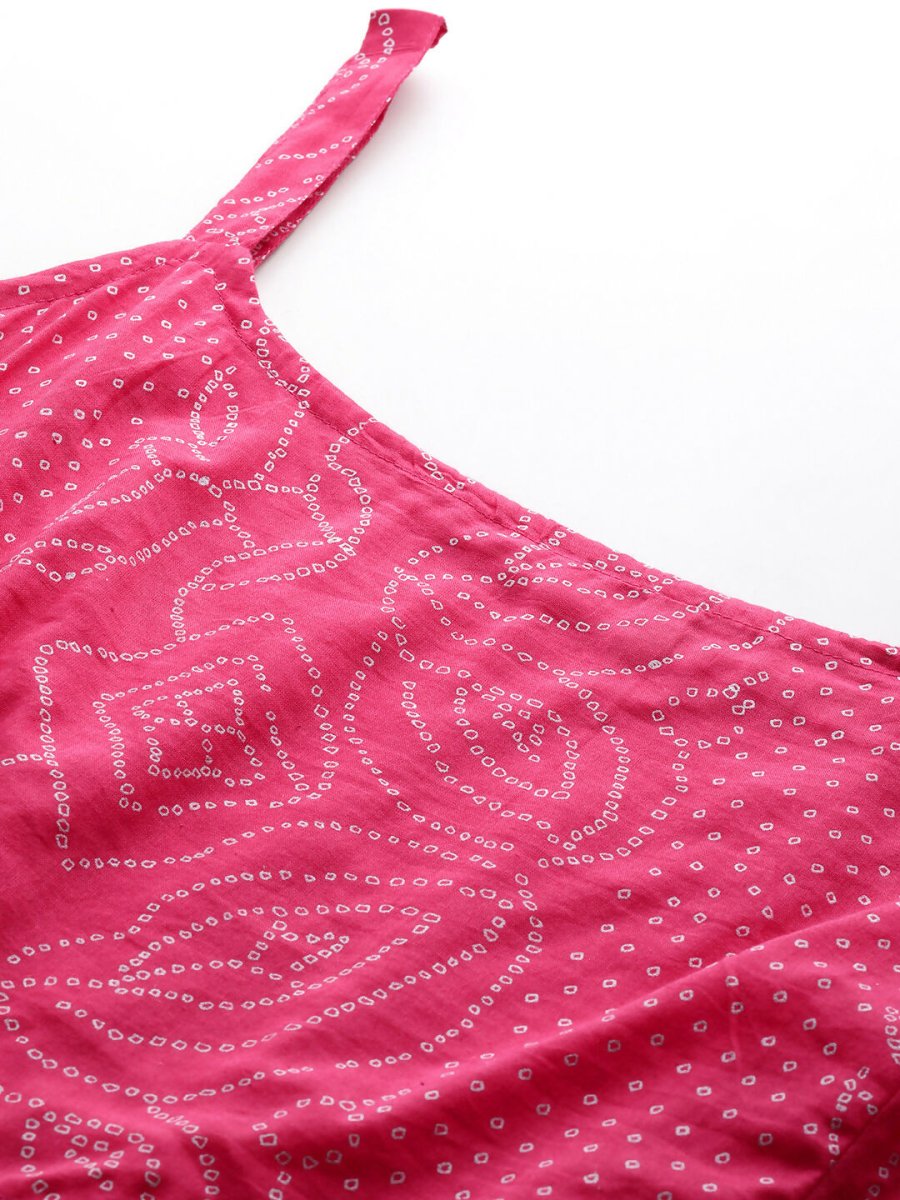 Ahalyaa Women's Traditional wear Co-ords - Pink | Grocsy