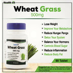 Healthvit Wheat Grass Capsules | Grocsy