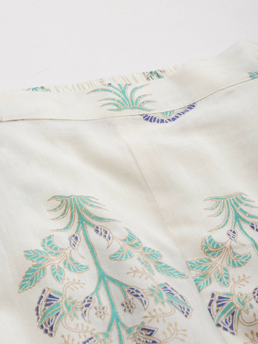 Ahalyaa Women's Traditional Wear Co-ods - Off White | Grocsy