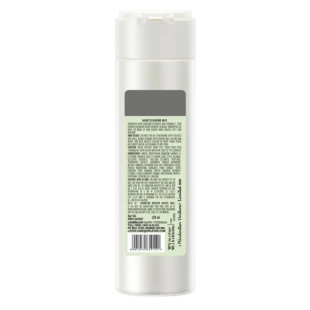 Lakme Cleansing Milk Deep Cleanser Gentle Care | Grocsy