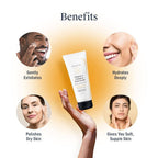 Arata Vitamin C Oatmeal Face Scrub | Grocsy
