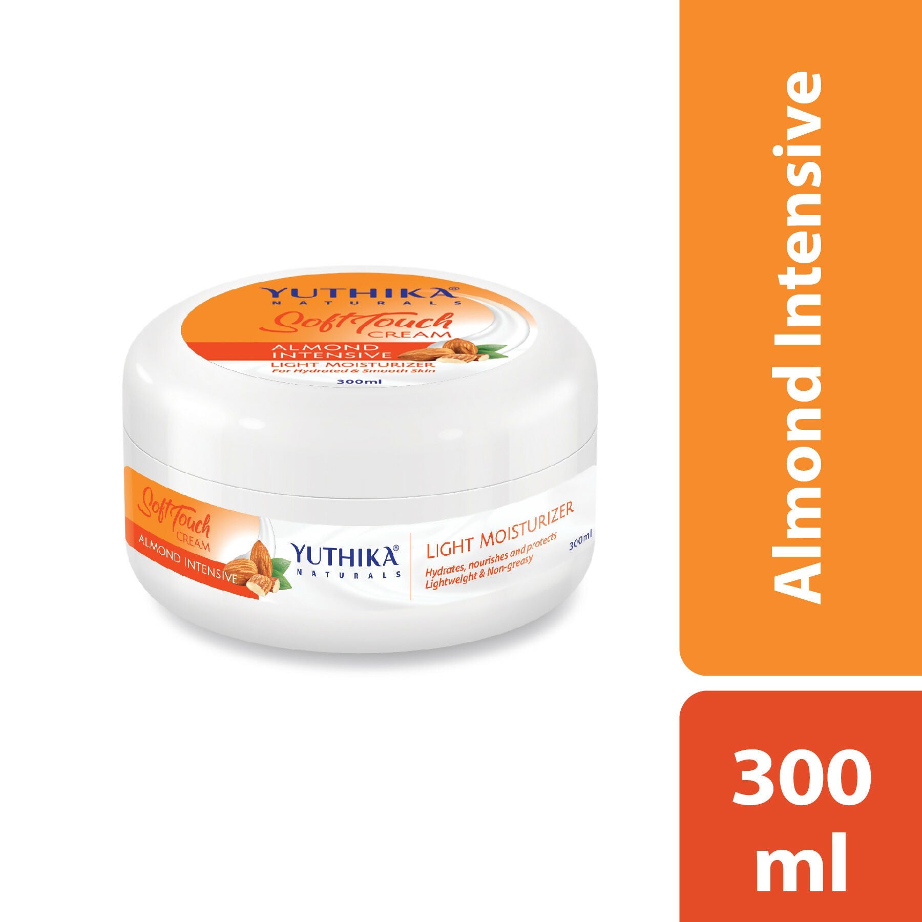Yuthika Almond Intensive Light Moisturizer Cream | Grocsy