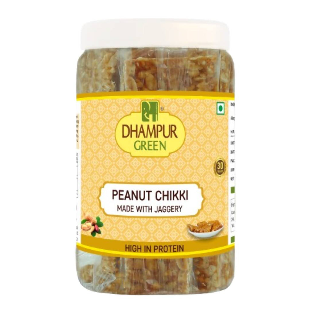 Dhampur Green Peanut Chikki | Grocsy