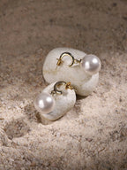Pearl Drop Earrings- Ruby Raang | Grocsy