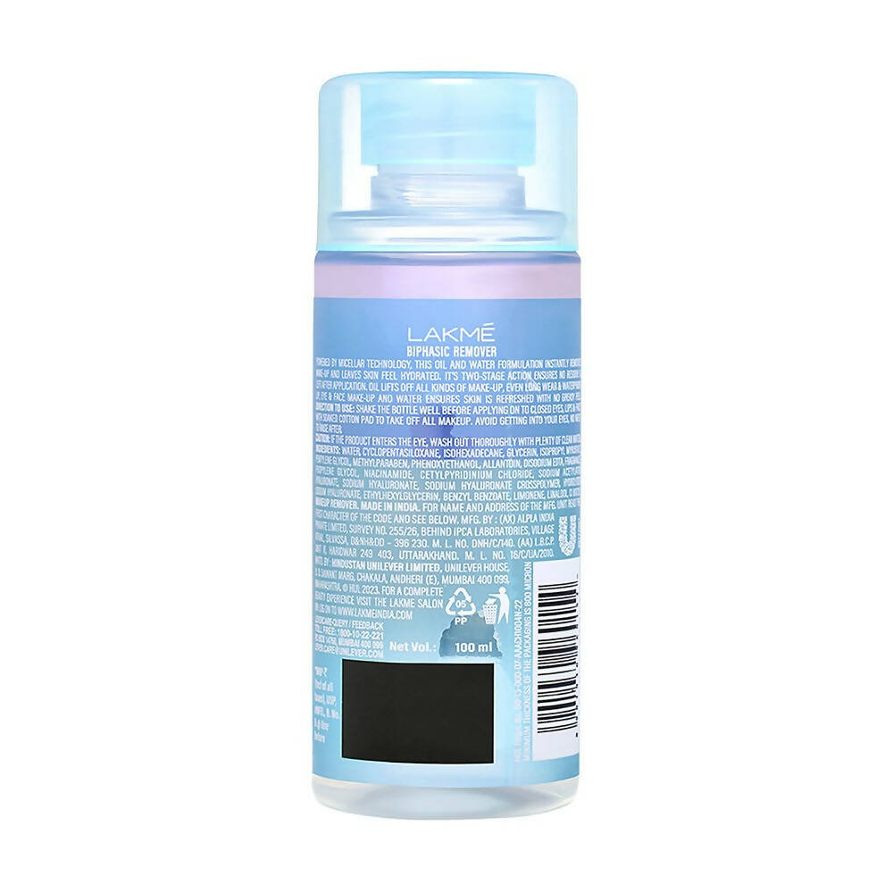 Lakme Micellar Water Bi-Phasic Make-up Remover | Grocsy