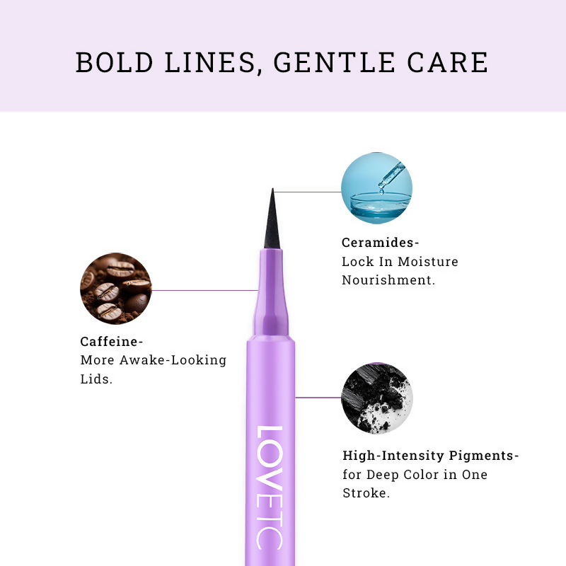 LOVETC Eyefinity Pro Finesse Sketch Eyeliner - Night Shift | Grocsy
