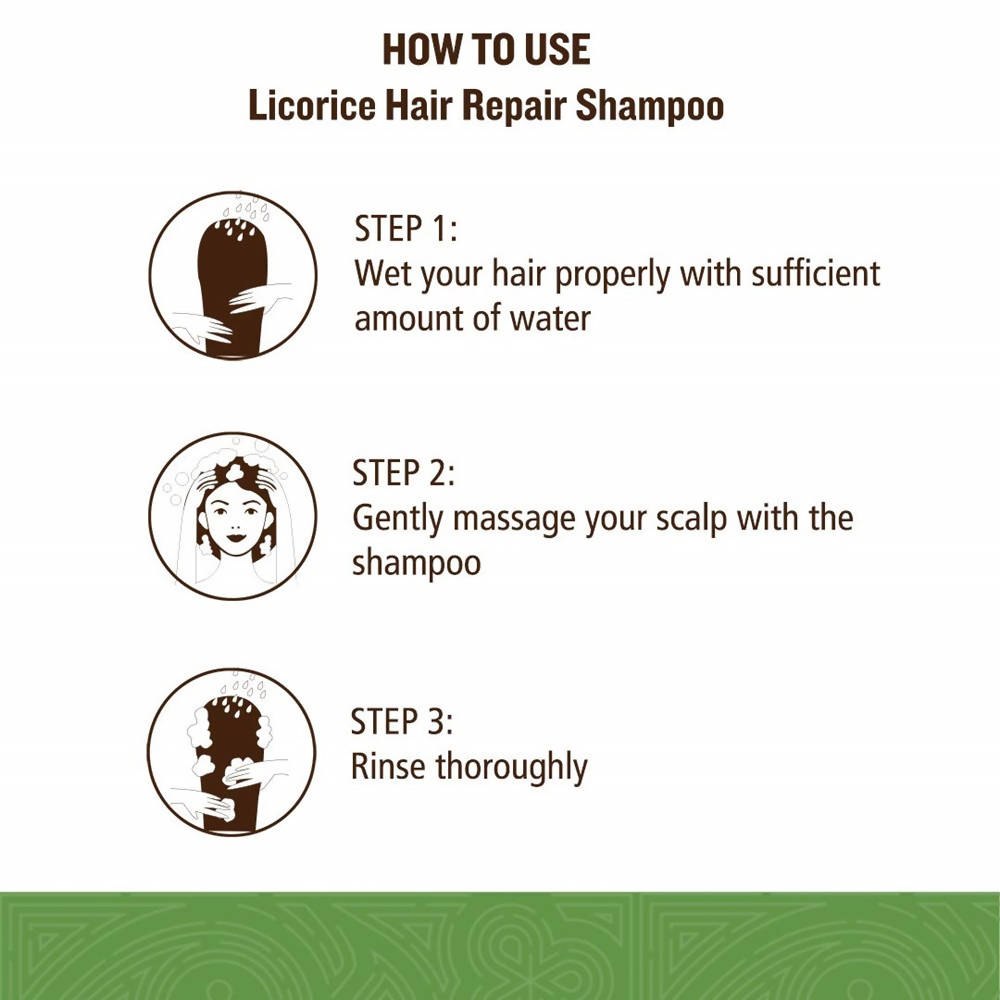 Soultree Licorice Hair Repair Shampoo With Strengthening Bhringraj | Grocsy