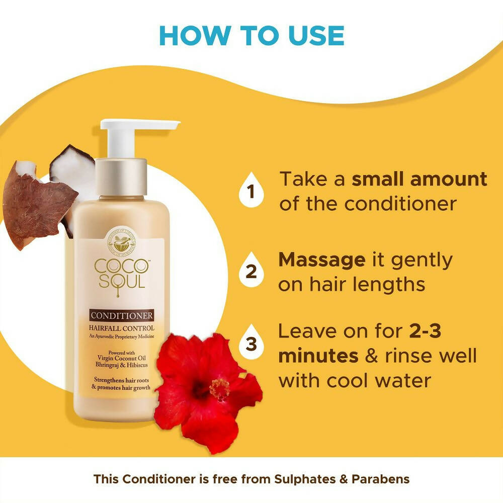 Coco Soul Hair Fall Control Conditioner | Grocsy