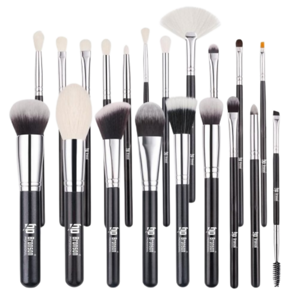 Bronson Professional 20Pc Face & Eyes Makeup Brushes set | Grocsy