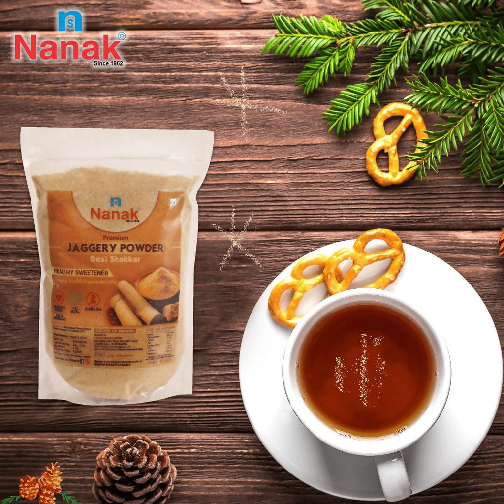 Nanak Premium Jaggery Powder,1Kg | Grocsy