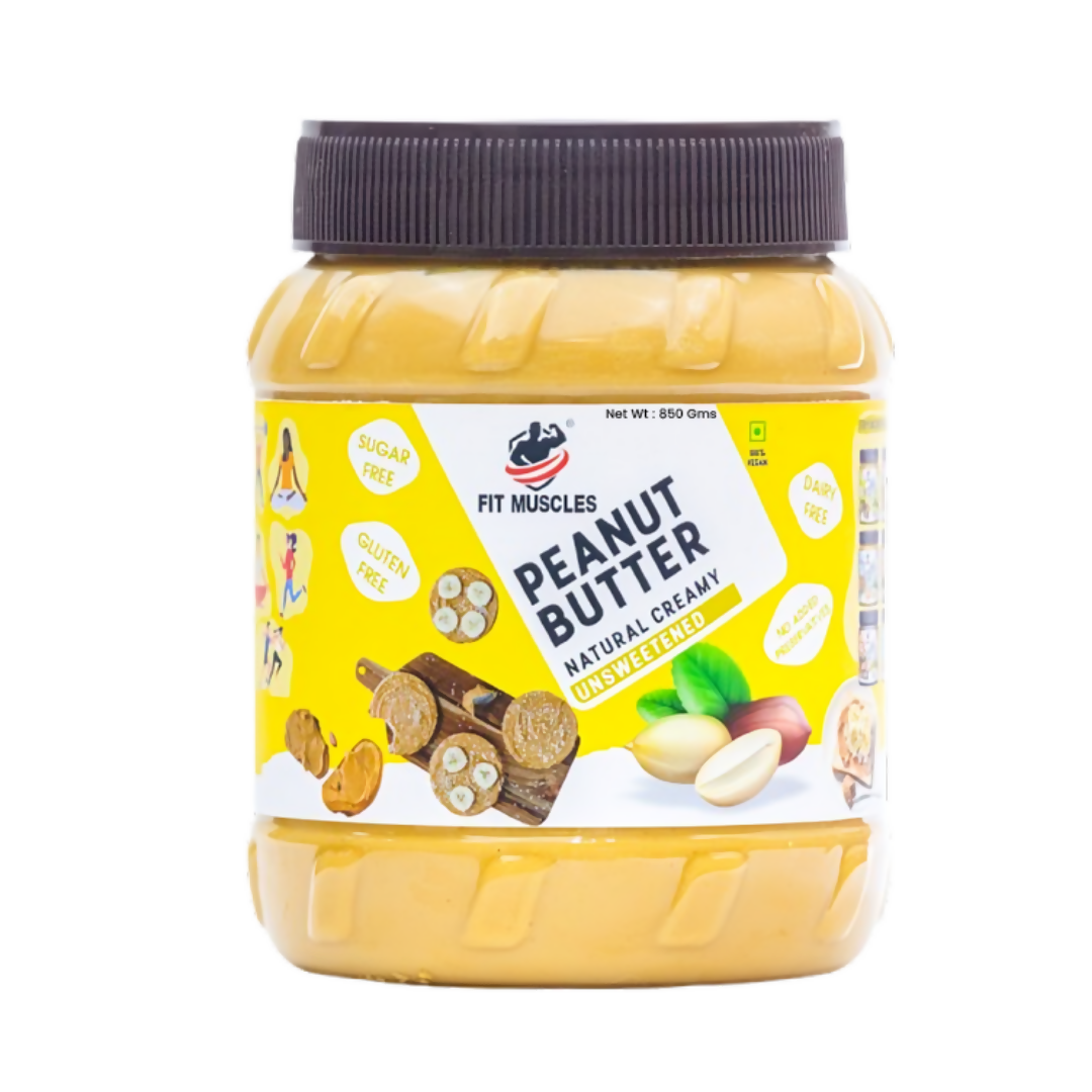 Fit Muscles Natural Peanut Butter Creamy Smooth | Grocsy