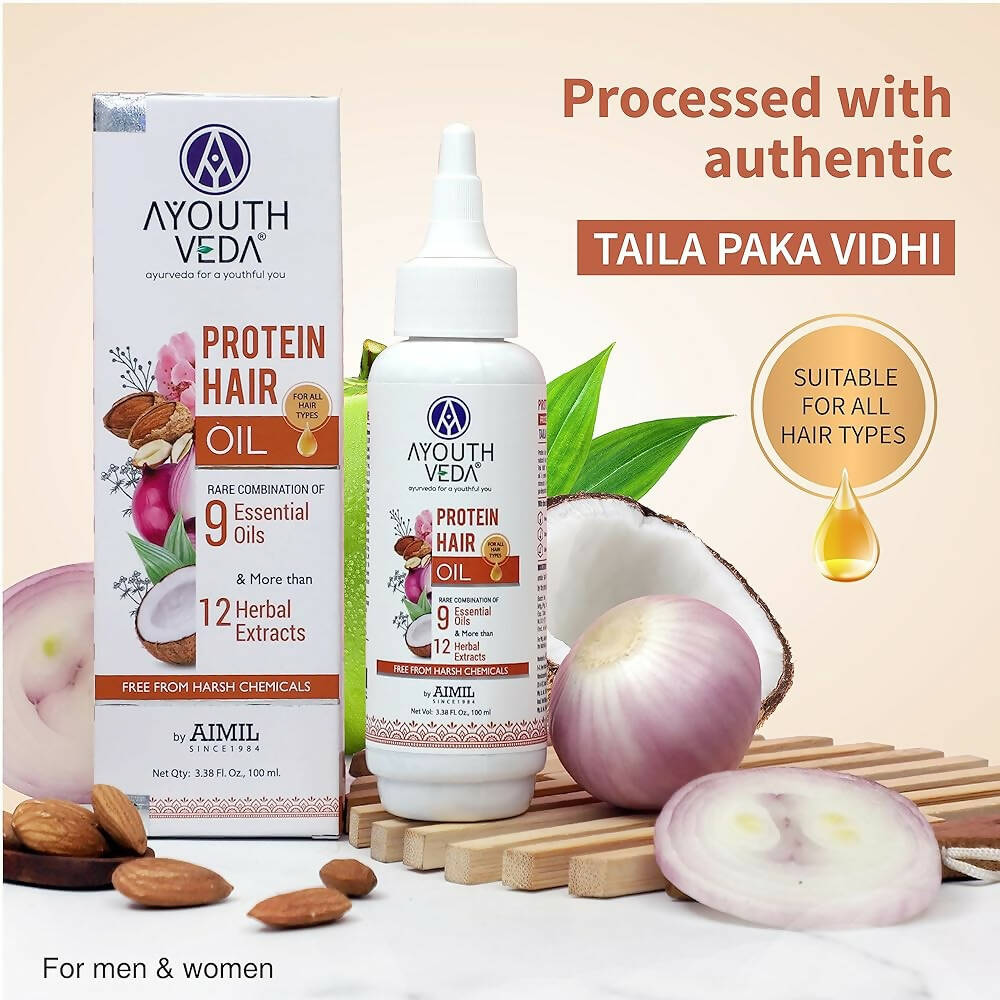 Ayouthveda Protien Hair Oil | Grocsy