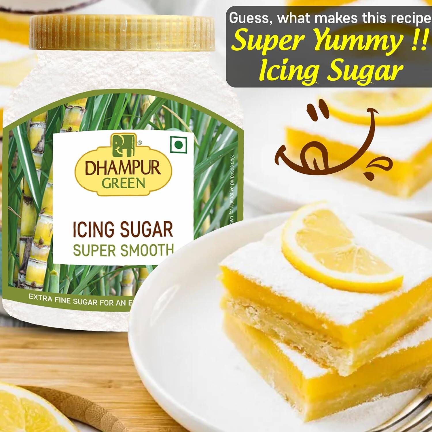 Dhampur Green Icing Sugar | Grocsy